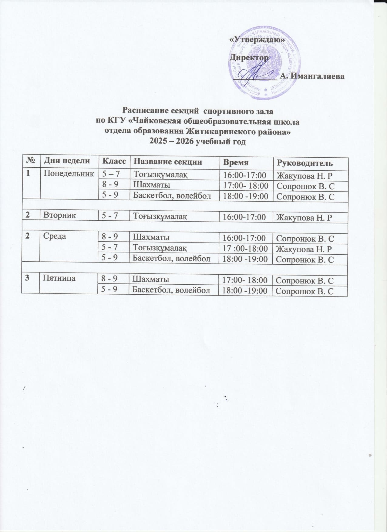 График работы спортивного зала page 0001 1